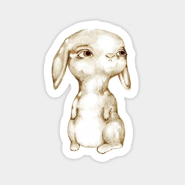 Sketchy rabbit Sticker by art official sweetener